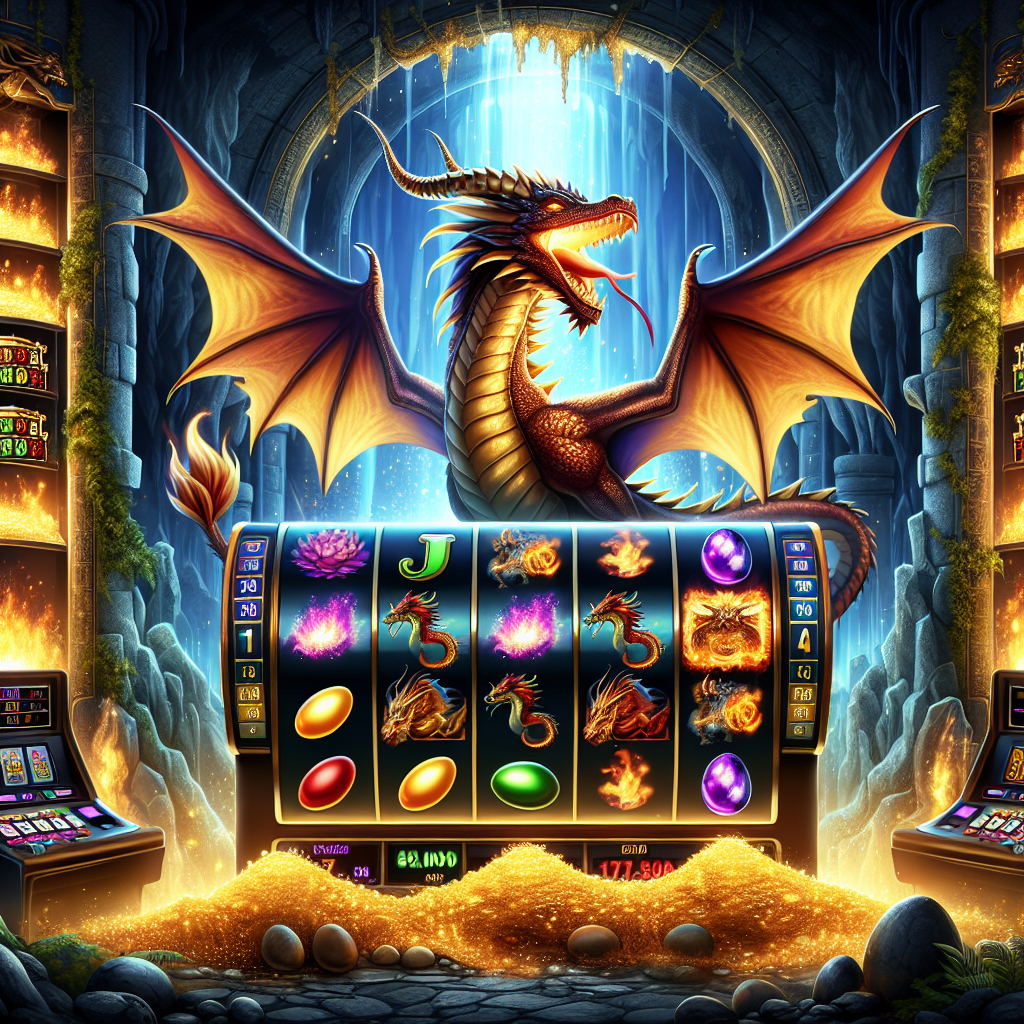 Dragon Slot Machine Illustration